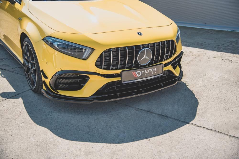 Front lip / front splitter / front approach V.2 Mercedes-AMG A 45 S W177 from Maxton Design 