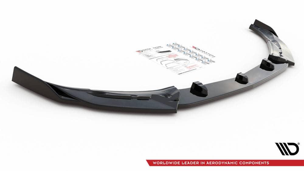 Front Splitter / Cup Schwert / Frontansatz V.2 für Mercedes C63 AMG Coupe C205 Facelift von Maxton Design