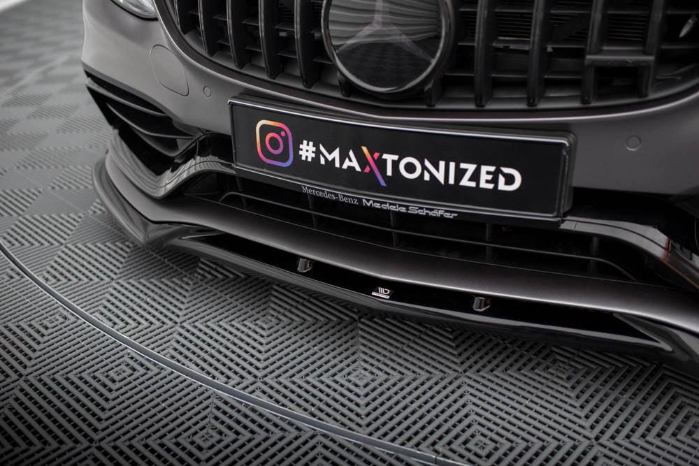 Front Lippe / Front Splitter / Frontansatz V.2 für Mercedes AMG C63 Limousine / Kombi W205 Facelift von Maxton Design