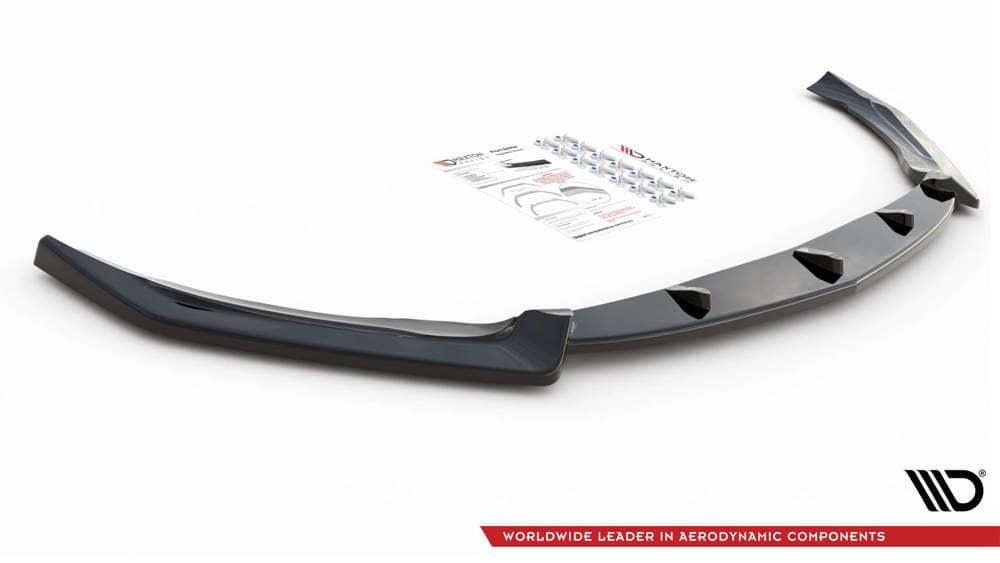 Front Diffusor / Front Splitter / Cup Schwert / Frontansatz V.2 für Mercedes-AMG CLA 45 AERO C118 von Maxton Design