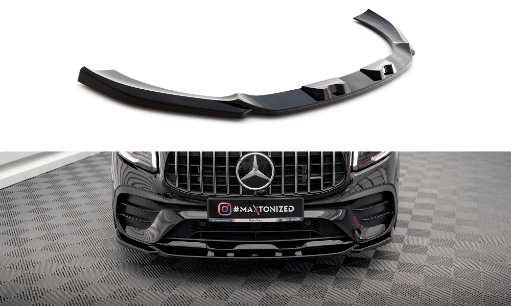 Front Lippe / Front Splitter / Frontansatz V.2 für Mercedes GLB 35 AMG X247 von Maxton Design