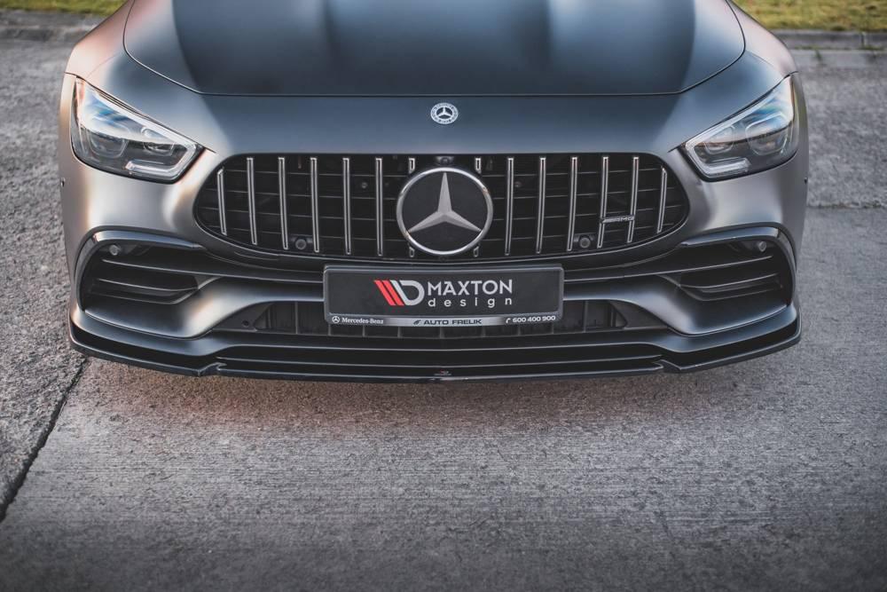 Front Lippe / Front Splitter / Frontansatz V.2 für Mercedes AMG GT-4 53 Coupe von Maxton Design