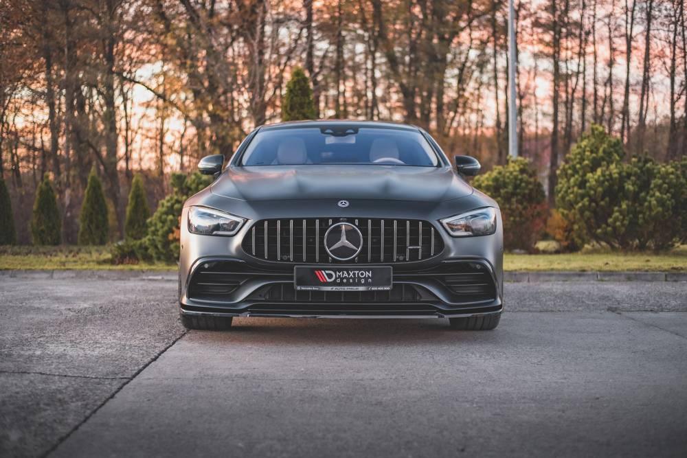 Front Lippe / Front Splitter / Frontansatz V.2 für Mercedes AMG GT-4 53 Coupe von Maxton Design