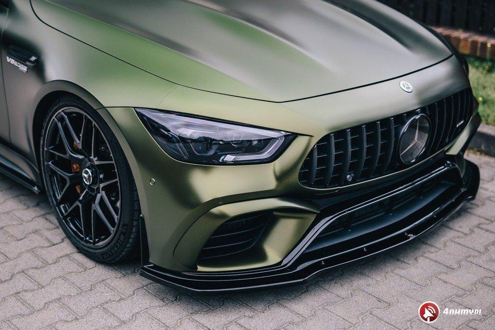 Front lip / front splitter / front approach V.2 for Mercedes-AMG GT 4 door 63S from Maxton Design 