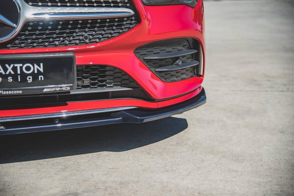 Front lip / front splitter / front approach V.2 Mercedes CLA AMG-Line C118 by Maxton Design 