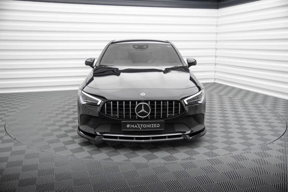 Front Lippe / Front Splitter / Frontansatz V.2 für Mercedes-Benz CLA Coupe C118 von Maxton Design