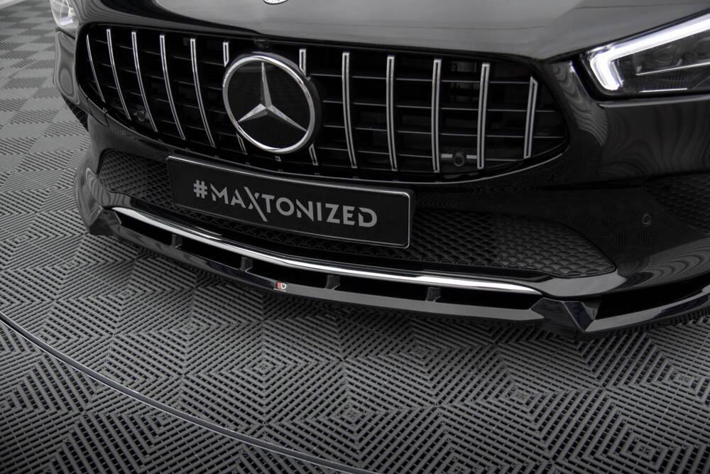 Front Lippe / Front Splitter / Frontansatz V.2 für Mercedes-Benz CLA Coupe C118 von Maxton Design