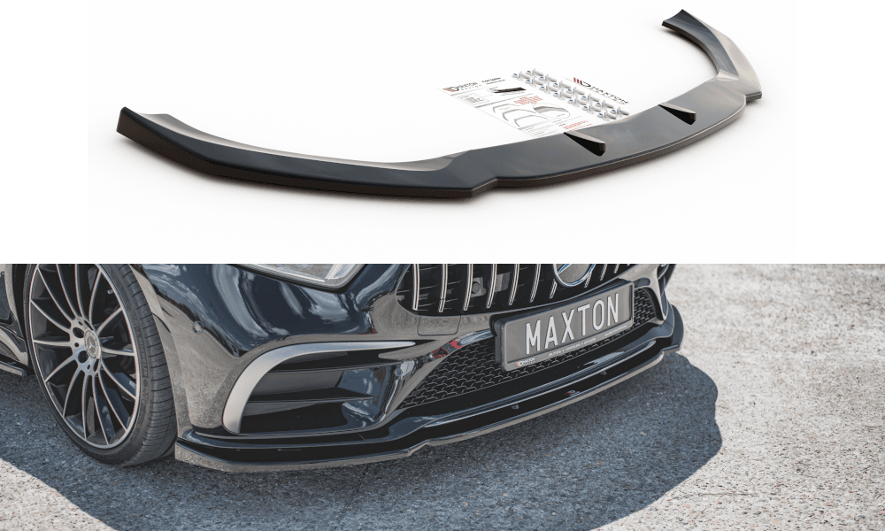 Front lip / front splitter / front approach V.2 for Mercedes-CLS AMG-Line C257 from Maxton Design 