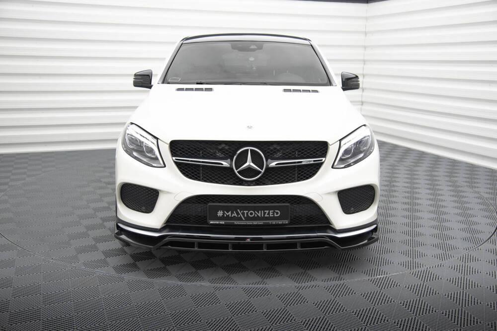 Front Lippe / Front Splitter / Frontansatz V.2 für Mercedes-Benz GLE Coupe AMG-Line C292 von Maxton Design