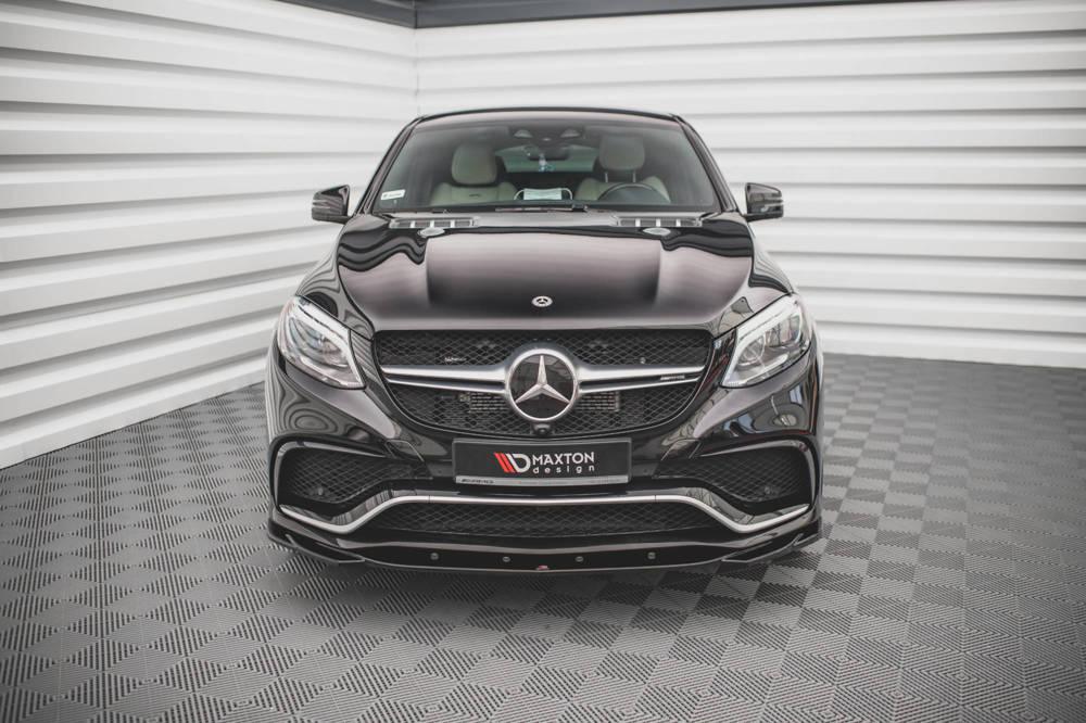 Front Splitter / Cup Schwert / Frontansatz V.2 für Mercedes-Benz GLE Coupe 63AMG C292 von Maxton Design