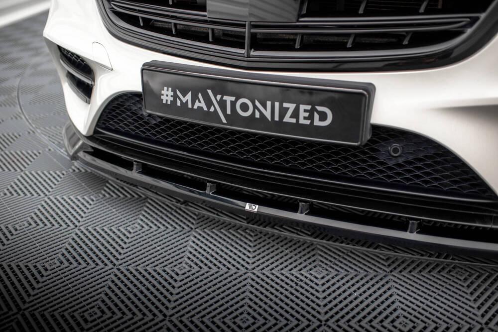 Front Lippe / Front Splitter / Frontansatz V.2 für Mercedes-Benz S-Klasse AMG-Line W222 Facelift von Maxton Design