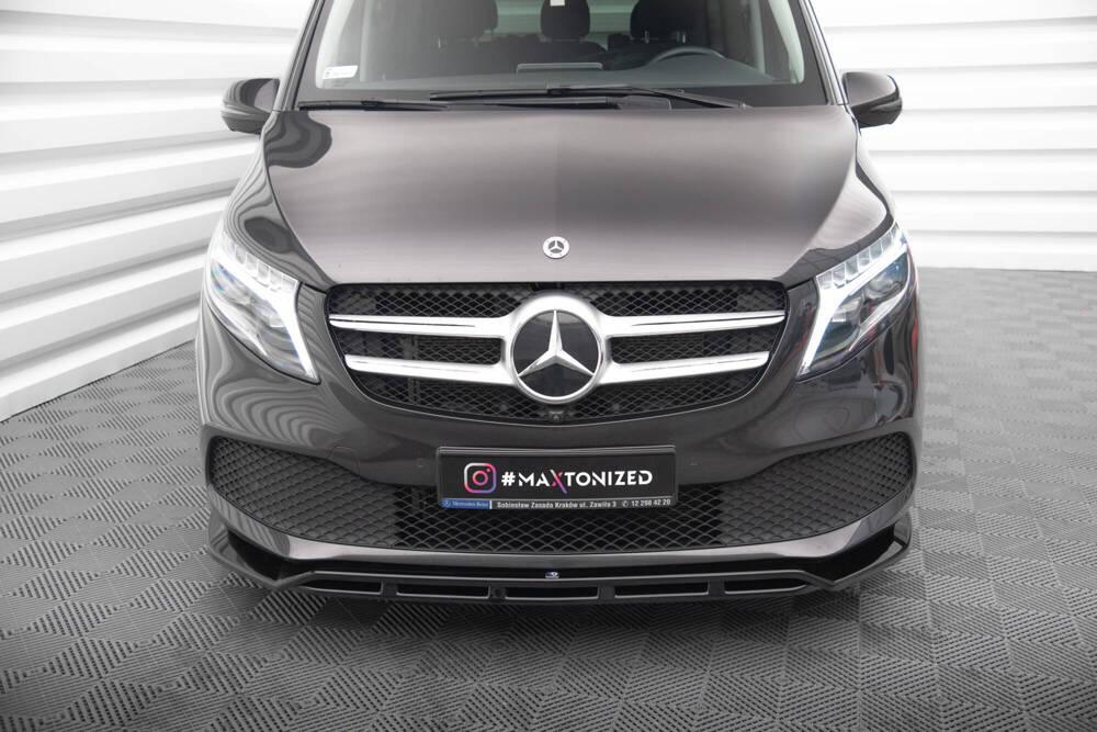 Front Lippe / Front Splitter / Frontansatz V.2 für Mercedes-Benz V-Klasse W447 Facelift von Maxton Design