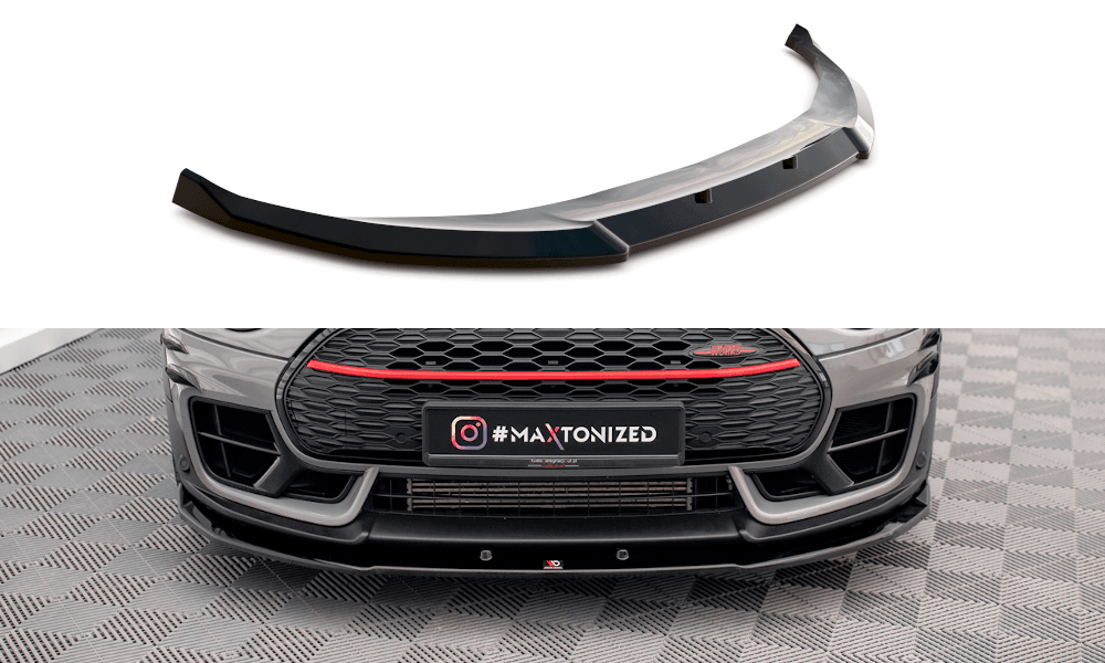 Front Lippe / Front Splitter / Frontansatz V.2 für Mini Clubman JCW F54 von Maxton Design