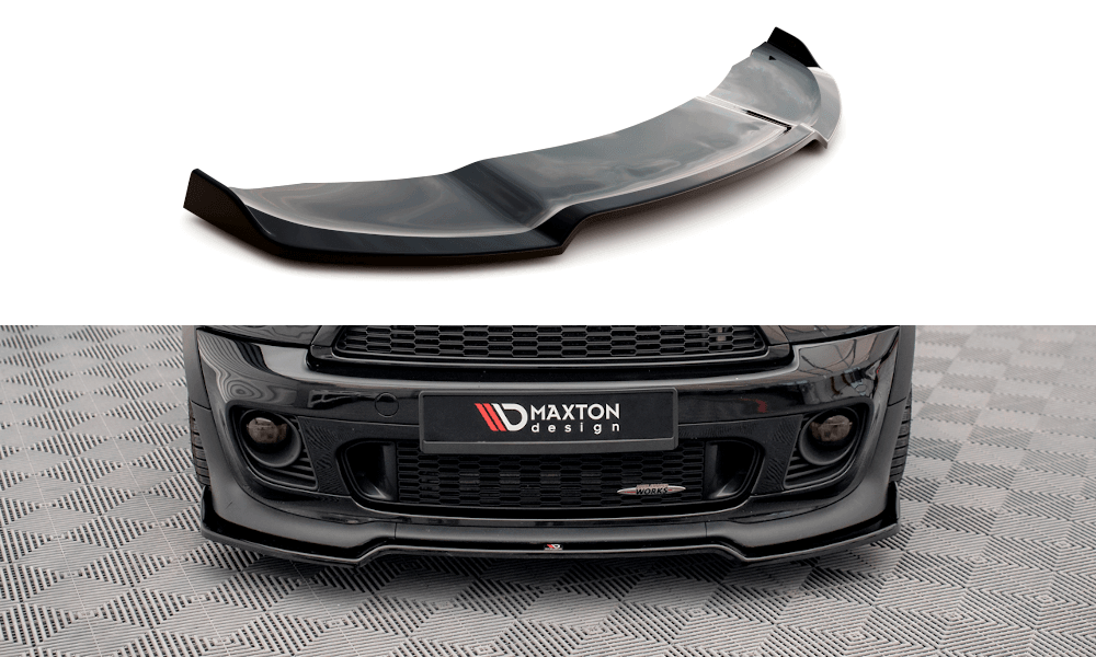 Front Lippe / Front Splitter / Frontansatz V.2 für Mini Cooper JCW R56 von Maxton Design