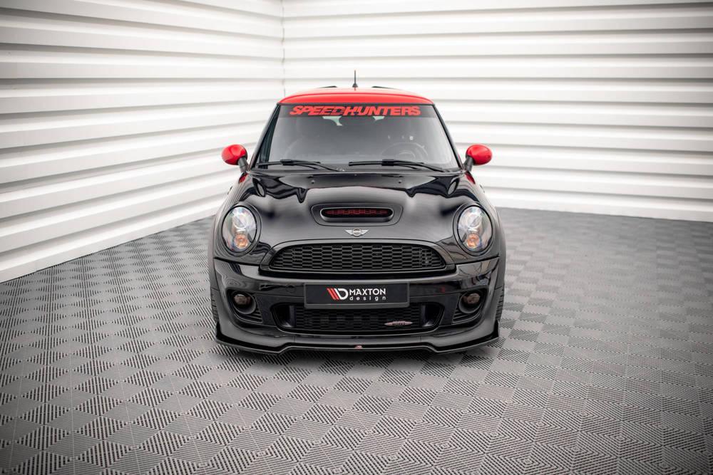 Front Lippe / Front Splitter / Frontansatz V.2 für Mini Cooper JCW R56 von Maxton Design