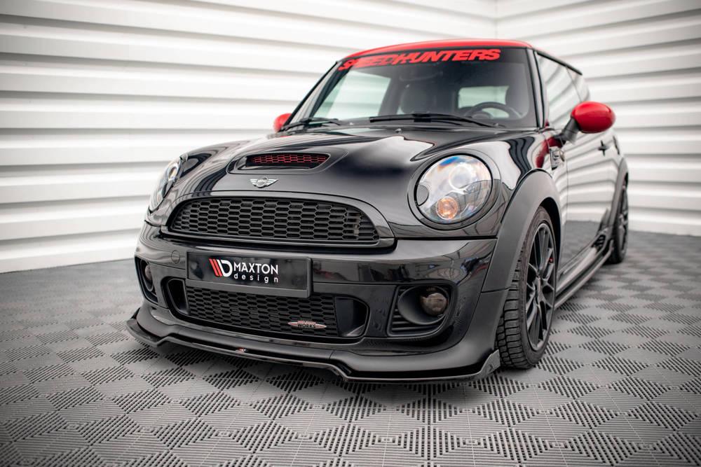 Front Lippe / Front Splitter / Frontansatz V.2 für Mini Cooper JCW R56 von Maxton Design