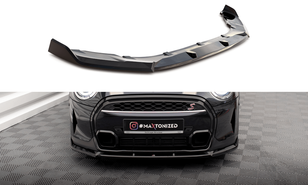 Front Lippe / Front Splitter / Frontansatz V.2 für Mini Cooper S F56 Facelift von Maxton Design