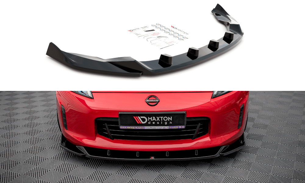 Front Splitter / Cup Schwert / Frontansatz V.2 für Nissan 370Z Facelift von Maxton Design