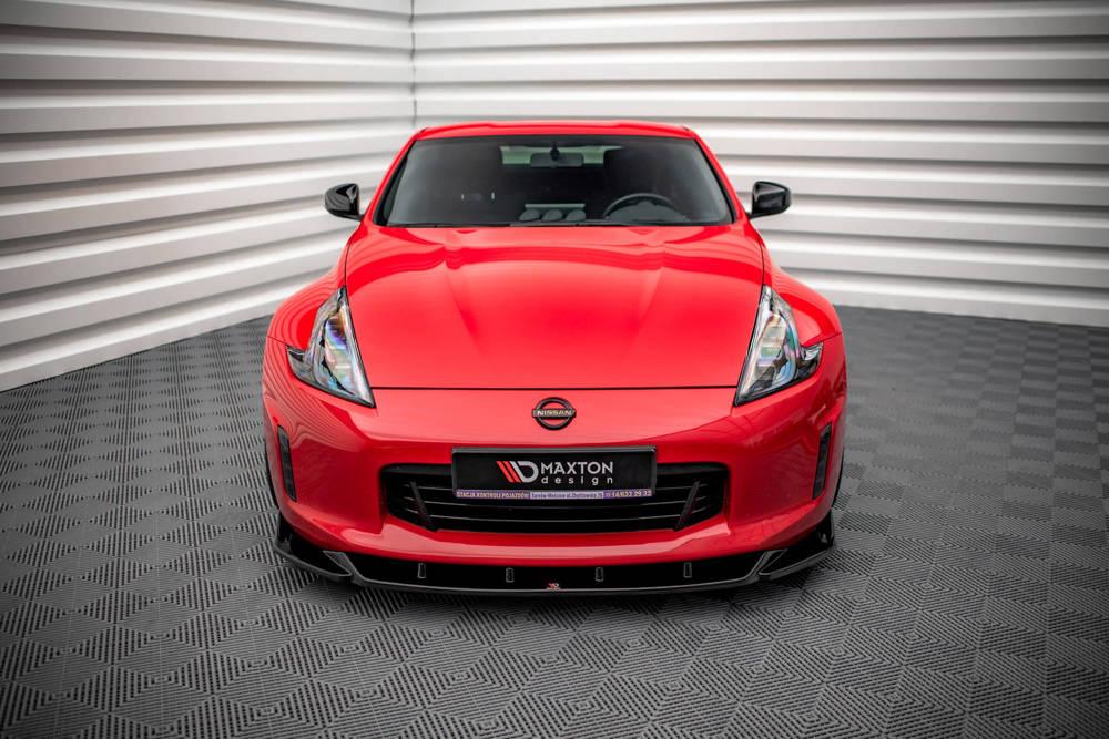 Front Splitter / Cup Schwert / Frontansatz V.2 für Nissan 370Z Facelift von Maxton Design