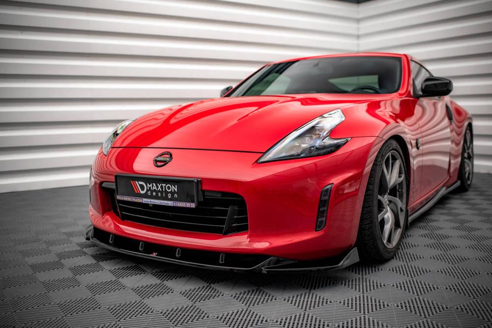 Front Splitter / Cup Schwert / Frontansatz V.2 für Nissan 370Z Facelift von Maxton Design