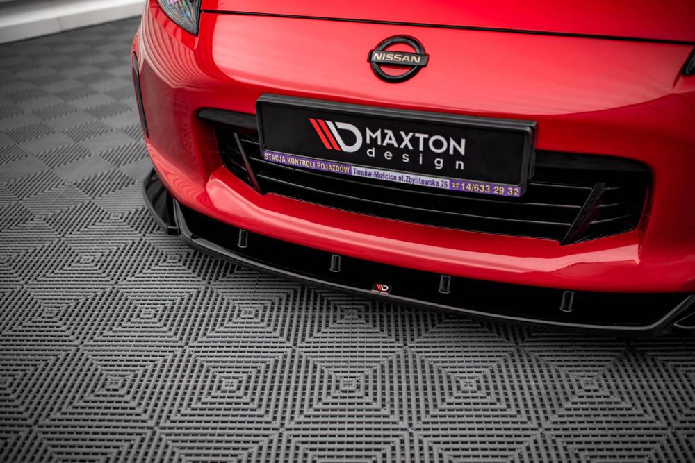 Front Splitter / Cup Schwert / Frontansatz V.2 für Nissan 370Z Facelift von Maxton Design