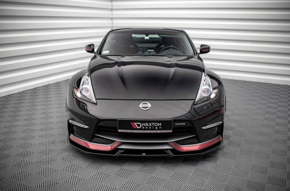 Front Splitter / Cup Schwert / Frontansatz V.2 für Nissan 370Z Nismo Facelift von Maxton Design