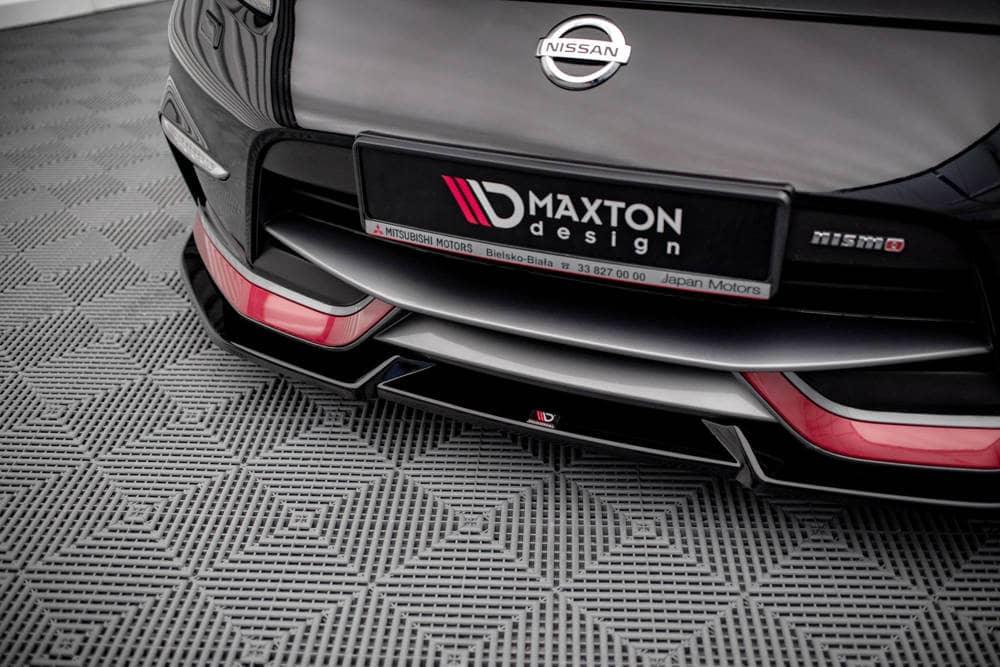 Front Splitter / Cup Schwert / Frontansatz V.2 für Nissan 370Z Nismo Facelift von Maxton Design