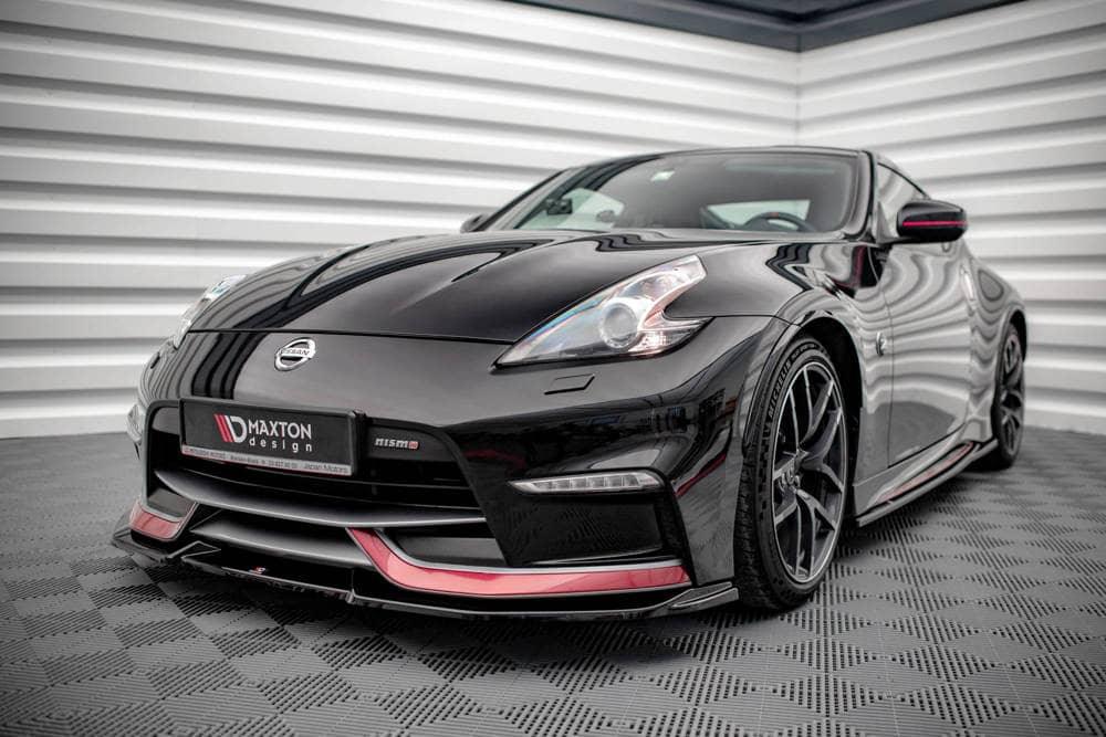 Front Splitter / Cup Schwert / Frontansatz V.2 für Nissan 370Z Nismo Facelift von Maxton Design