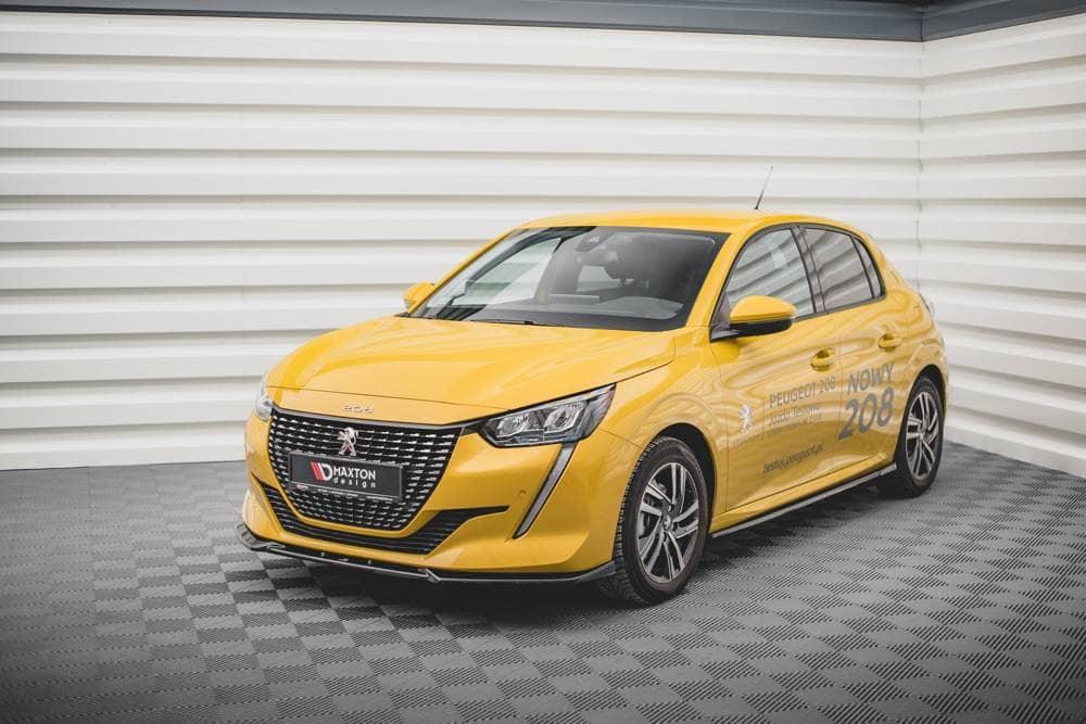 Front Splitter / Cup Schwert / Frontansatz V.2 für Peugeot 208 MK2 von Maxton Design