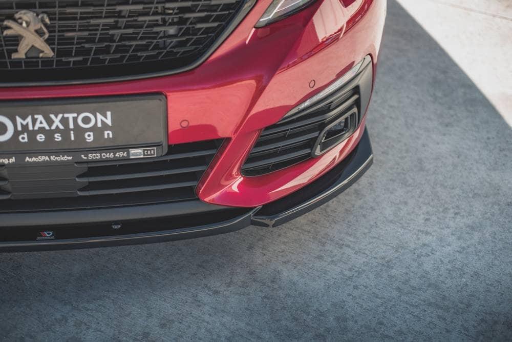 Front Splitter / Cup Schwert / Frontansatz V.2 für Peugeot 308 GT Facelift MK2 von Maxton Design