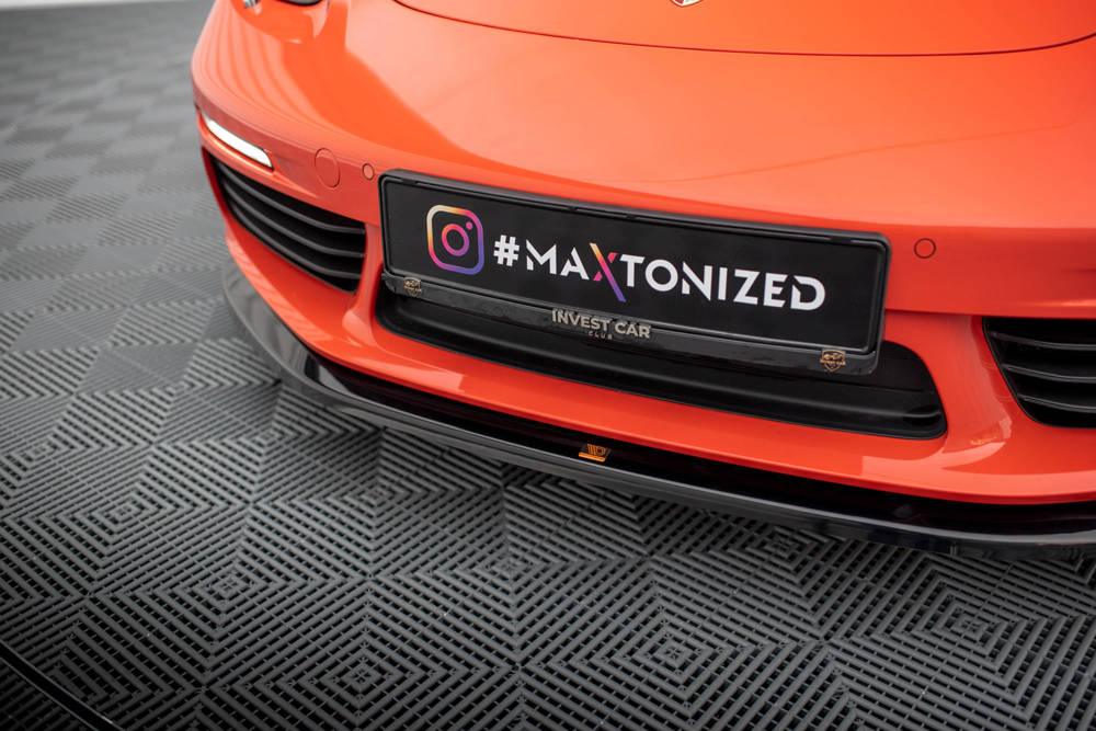 Front Lippe / Front Splitter / Frontansatz V.2 für Porsche 718 Cayman 982 von Maxton Design