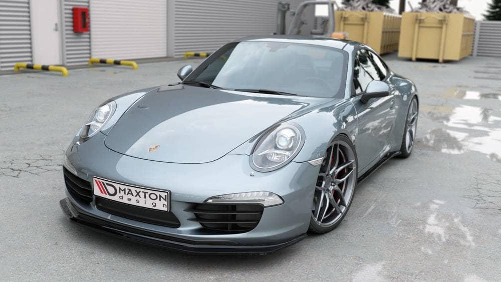 Front Splitter / Cup Schwert / Frontansatz V.2 für Porsche 911 Carrera 991 von Maxton Design