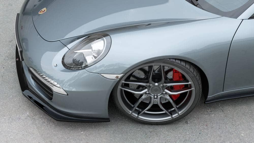 Front Splitter / Cup Schwert / Frontansatz V.2 für Porsche 911 Carrera 991 von Maxton Design