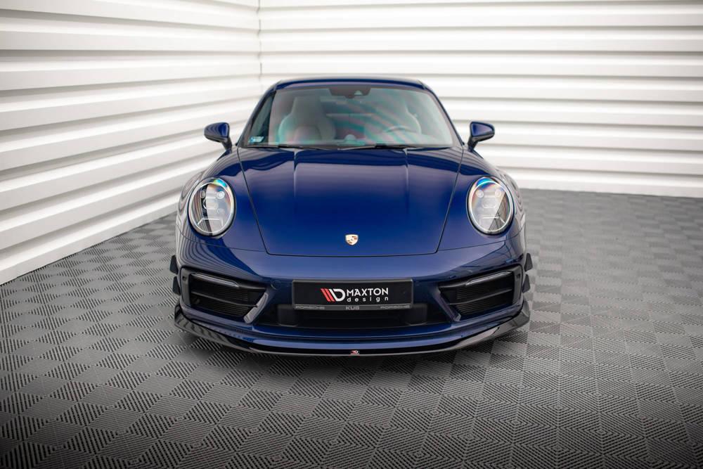 Front Lippe / Front Splitter / Frontansatz V.2 für Porsche 911 Carrera Aero 992 von Maxton Design