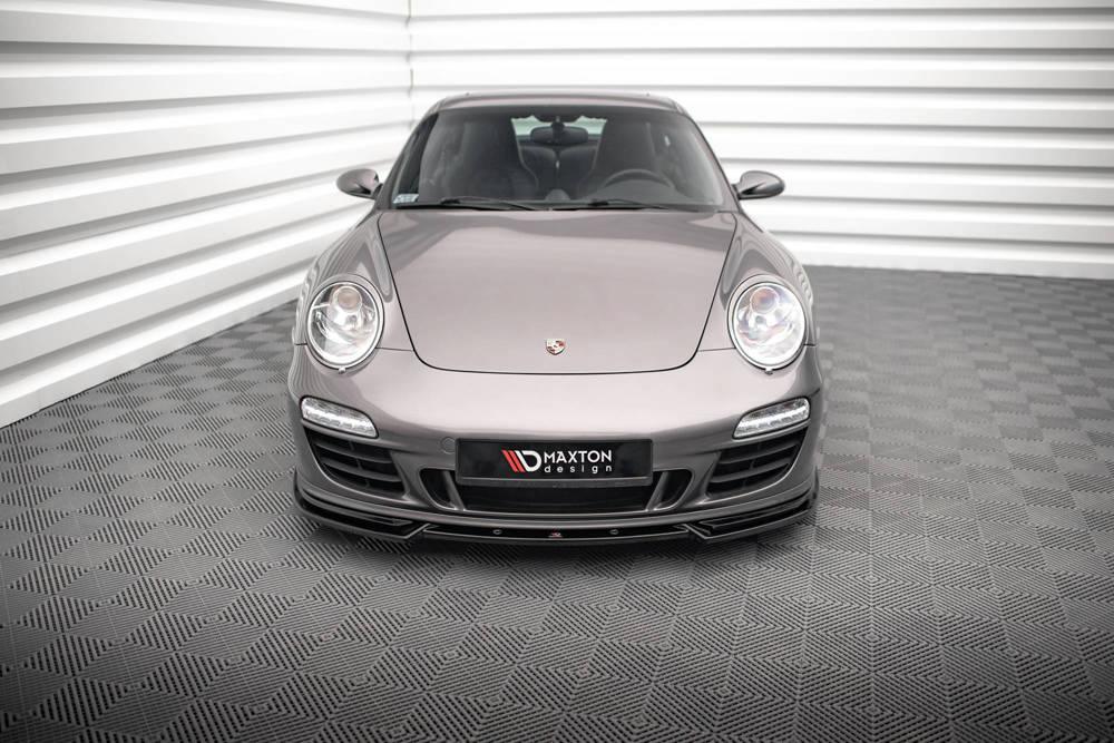 Front Lippe / Front Splitter / Frontansatz V.2 für Porsche 911 Carrera GTS 997.2 von Maxton Design