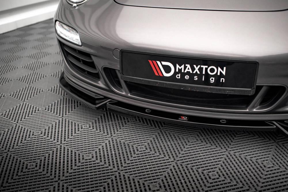 Front Lippe / Front Splitter / Frontansatz V.2 für Porsche 911 Carrera GTS 997.2 von Maxton Design