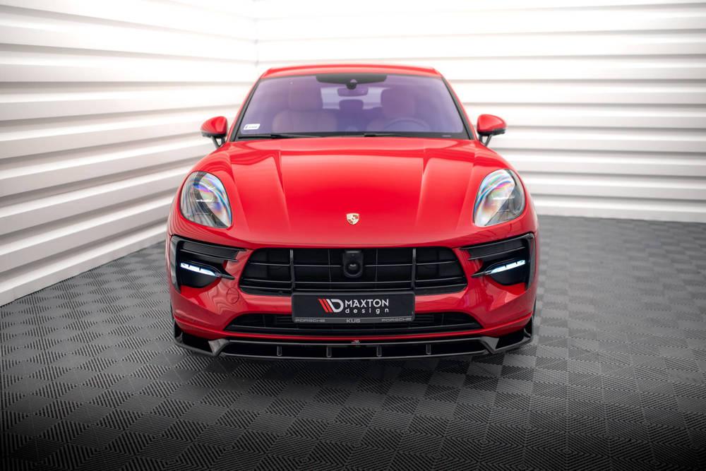 Front Lippe / Front Splitter / Frontansatz V.2 für Porsche Macan 95B Facelift von Maxton Design