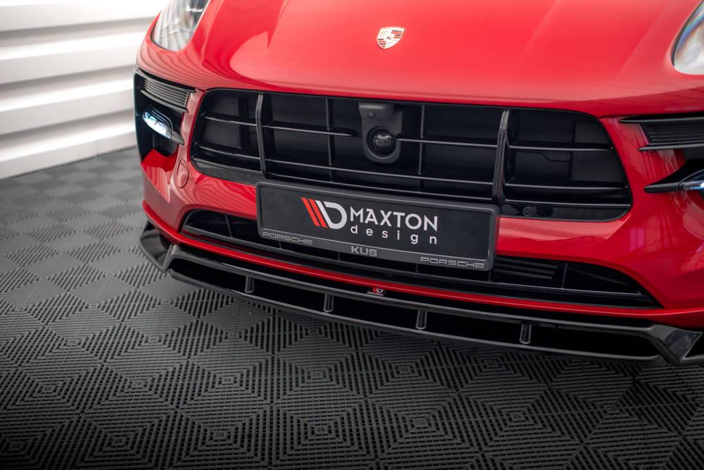 Front Lippe / Front Splitter / Frontansatz V.2 für Porsche Macan 95B Facelift von Maxton Design