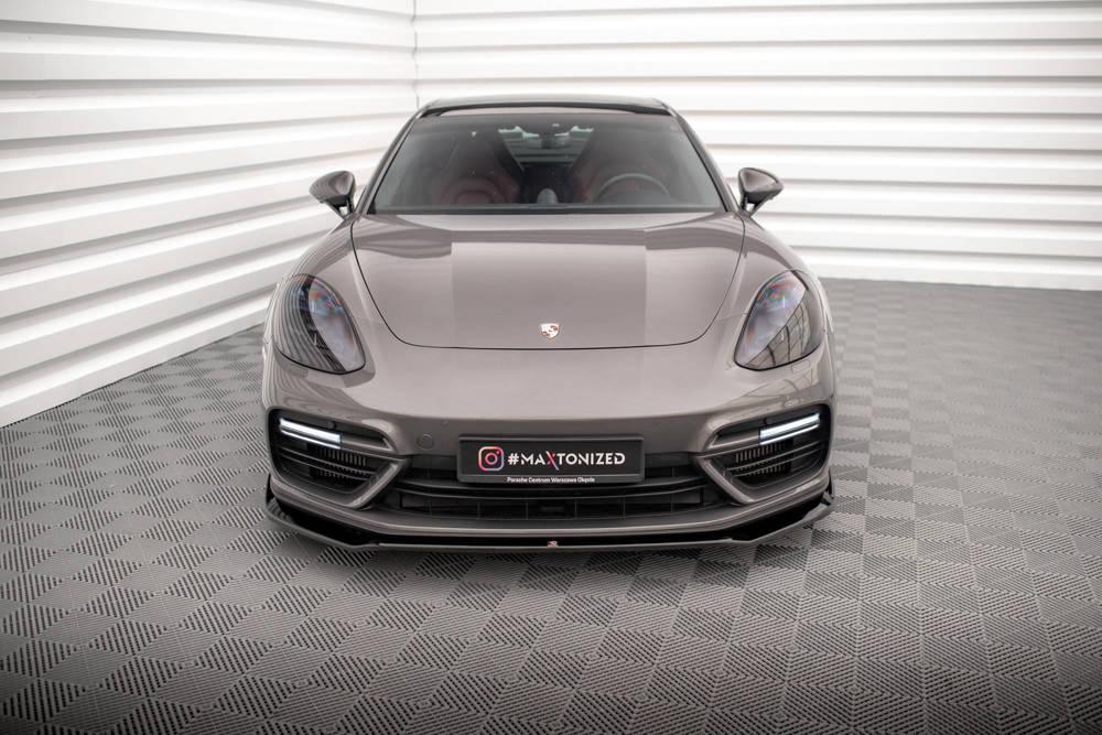 Front Lippe / Front Splitter / Frontansatz V.2 für Porsche Panamera E-Hybrid 971 von Maxton Design