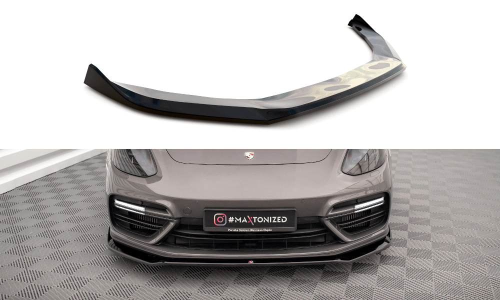 Front Lippe / Front Splitter / Frontansatz V.2 für Porsche Panamera E-Hybrid 971 von Maxton Design