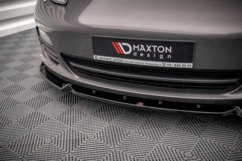 Front Lippe / Front Splitter / Frontansatz V.2 für Porsche Panamera 970 von Maxton Design