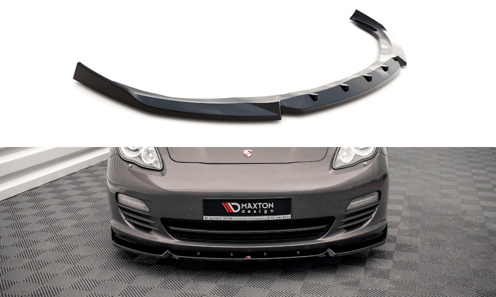 Front Lippe / Front Splitter / Frontansatz V.2 für Porsche Panamera 970 von Maxton Design