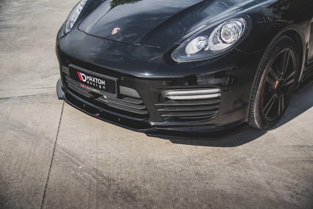 Front Splitter / Cup Schwert / Frontansatz V.2 für Porsche Panamera Turbo 970 Facelift von Maxton Design