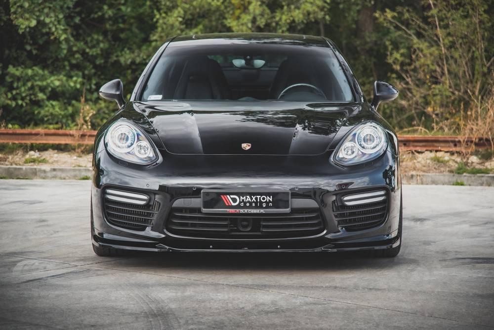 Front Splitter / Cup Schwert / Frontansatz V.2 für Porsche Panamera Turbo 970 Facelift von Maxton Design