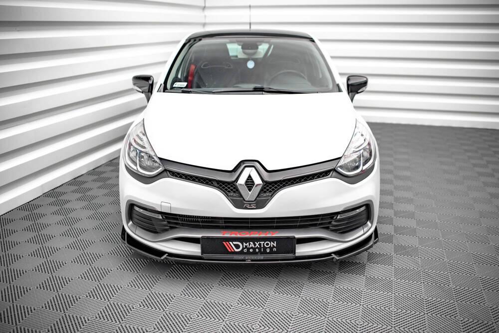 Front Lippe / Front Splitter / Frontansatz V.2 für Renault Clio RS MK4 von Maxton Design