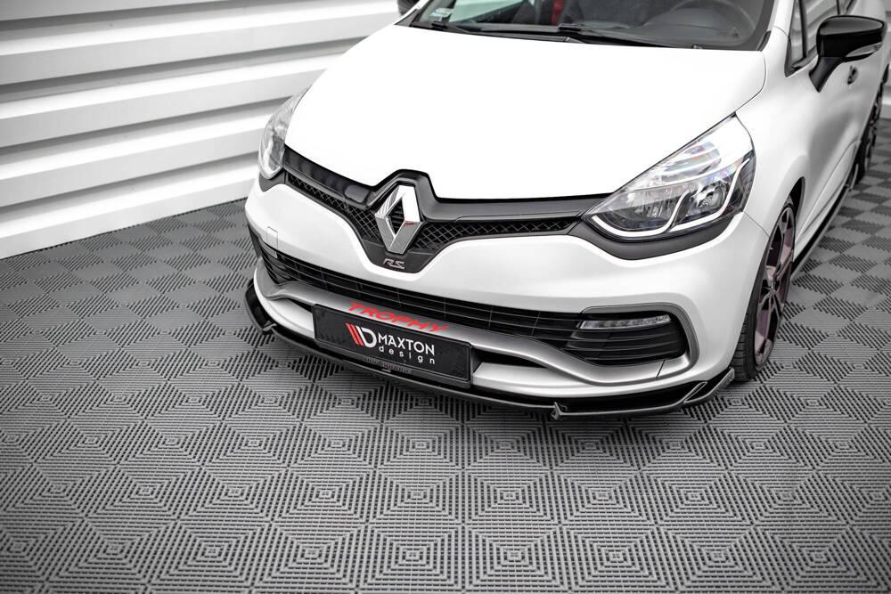 Front Lippe / Front Splitter / Frontansatz V.2 für Renault Clio RS MK4 von Maxton Design