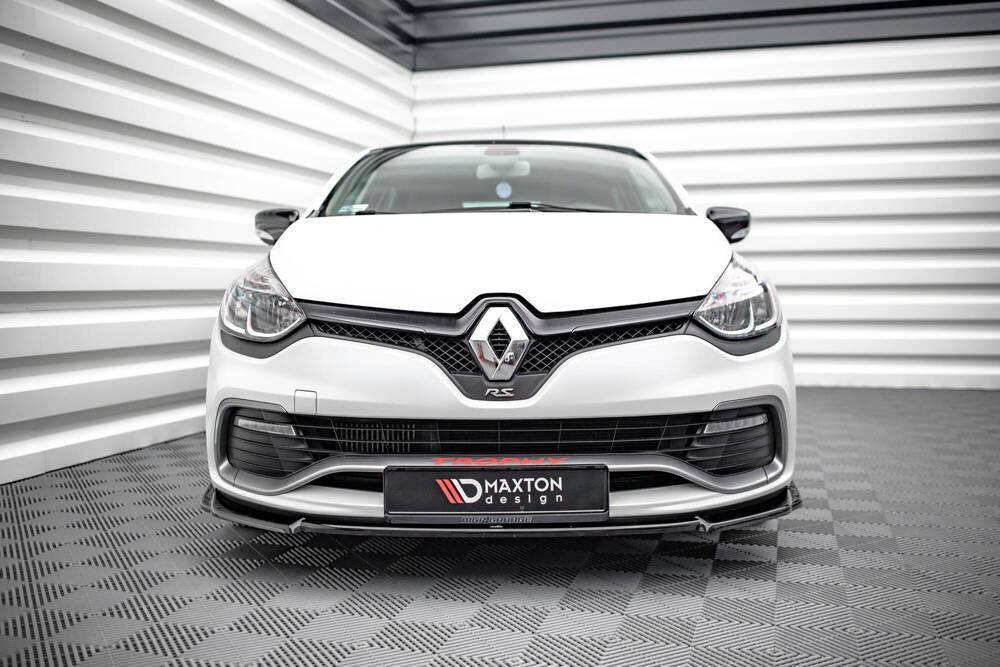 Front Lippe / Front Splitter / Frontansatz V.2 für Renault Clio RS MK4 von Maxton Design