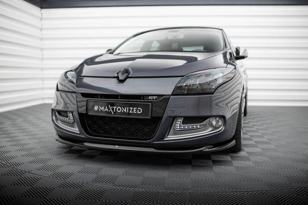 Front Lippe / Front Splitter / Frontansatz V.2 für Renault Megane GT MK3 Facelift von Maxton Design