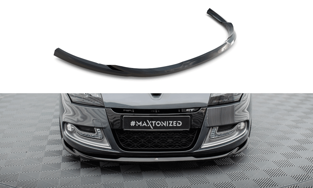 Front Lippe / Front Splitter / Frontansatz V.2 für Renault Megane GT MK3 Facelift von Maxton Design