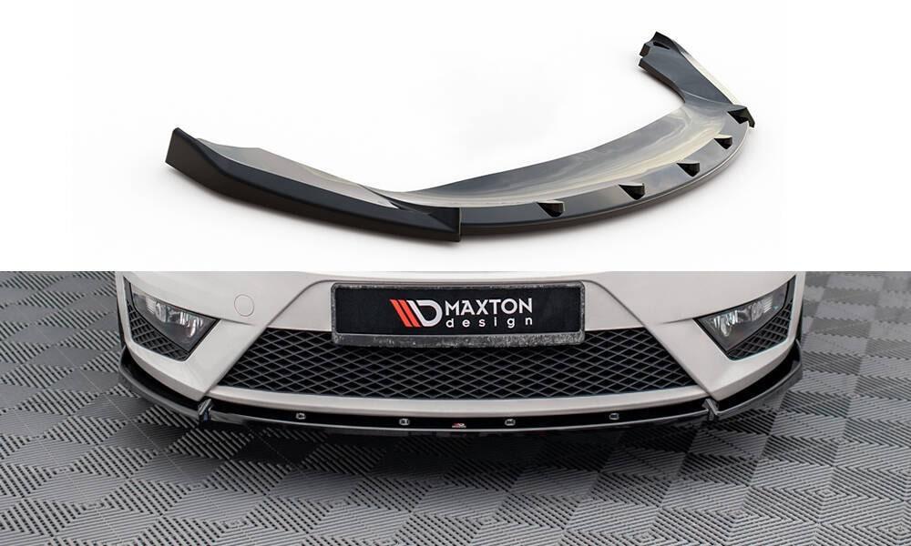 Front Lippe / Front Splitter / Frontansatz V.2 für Seat Ibiza FR SC 6J Facelift von Maxton Design